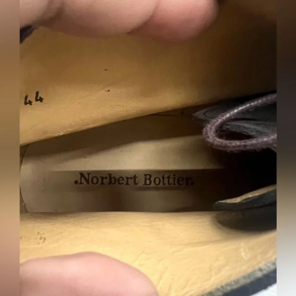 Norbert Bottier Dark Brown Suede Chukka Boots Classic‎ Dress Boots Size 44